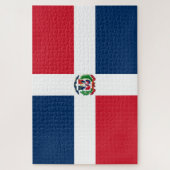 Vlag van de Dominicaanse Republiek Legpuzzel (Verticaal)