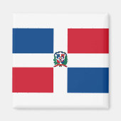 Vlag van de Dominicaanse Republiek Magneet (Voorkant)
