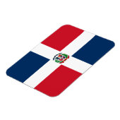 Vlag van de Dominicaanse Republiek Magneet (Linkerzijde)