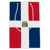 Vlag van de Dominicaanse Republiek Medium Cadeauzakje (Voorkant)