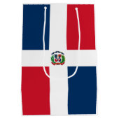 Vlag van de Dominicaanse Republiek Medium Cadeauzakje (Achterkant)
