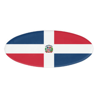 Vlag van de Dominicaanse Republiek Naambadge