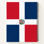 Vlag van de Dominicaanse Republiek Notitieboek (Achterkant)