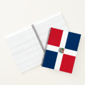 Vlag van de Dominicaanse Republiek Notitieboek (Binnen)