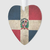  vlag van de Dominicaanse Republiek Ornament (voorkant)