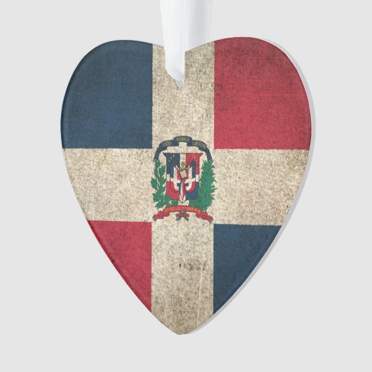  vlag van de Dominicaanse Republiek Ornament (voorkant)