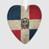  vlag van de Dominicaanse Republiek Ornament (voorkant)