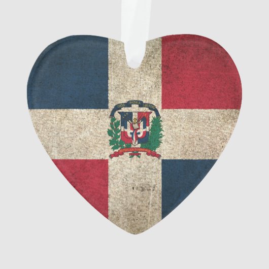  vlag van de Dominicaanse Republiek Ornament (achterkant)