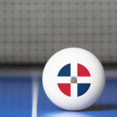 Vlag van de Dominicaanse Republiek Pingpongbal (Net)