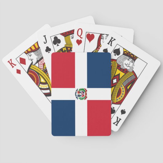 Vlag van de Dominicaanse Republiek Pokerkaarten (Achterkant)
