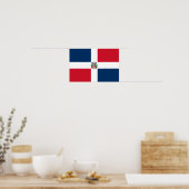Vlag van de Dominicaanse Republiek Poster (Keuken)
