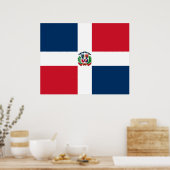 Vlag van de Dominicaanse Republiek Poster (Keuken)
