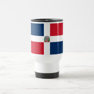 Vlag van de Dominicaanse Republiek Reisbeker