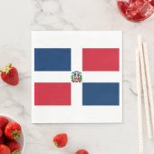 Vlag van de Dominicaanse Republiek Servet (Insitu)