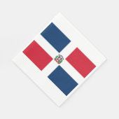 Vlag van de Dominicaanse Republiek Servet (Hoek)