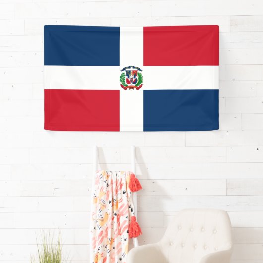 Vlag van de Dominicaanse Republiek Spandoek (Insitu)