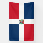 Vlag van de Dominicaanse Republiek Spandoek (Verticaal)