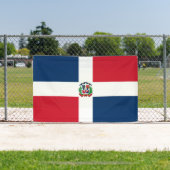 Vlag van de Dominicaanse Republiek Spandoek (Insitu)