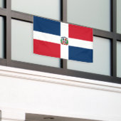 Vlag van de Dominicaanse Republiek Spandoek (Buitenkant Gebouw)