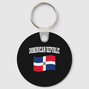 Vlag van de Dominicaanse Republiek Sport Competiti Sleutelhanger