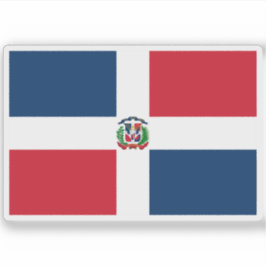 Vlag van de Dominicaanse Republiek Sticker