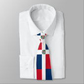 Vlag van de Dominicaanse Republiek Stropdas (Gebonden)