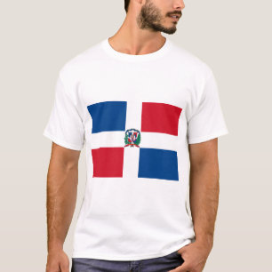 Vlag van de Dominicaanse Republiek T-shirt