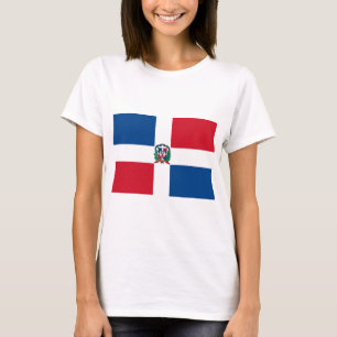Vlag van de Dominicaanse Republiek T-shirt