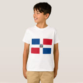 Vlag van de Dominicaanse Republiek T-shirt (Voorkant volledig)