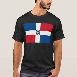 Vlag van de Dominicaanse Republiek T-shirt