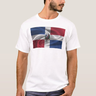 Vlag van de Dominicaanse Republiek T-shirt