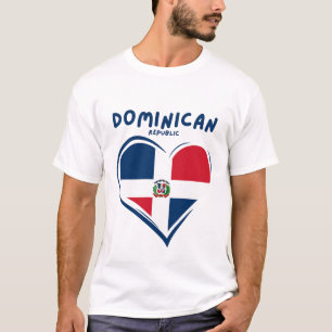 Vlag van de Dominicaanse Republiek T-shirt