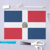 Vlag van de Dominicaanse Republiek Tissuepapier (Craft)