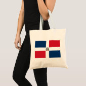 Vlag van de Dominicaanse Republiek Tote Bag (Voorkant (product))