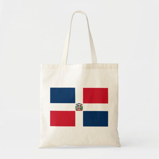 Vlag van de Dominicaanse Republiek Tote Bag (Voorkant)