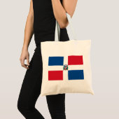 Vlag van de Dominicaanse Republiek Tote Bag (Voorkant (product))