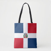 Vlag van de Dominicaanse Republiek Tote Bag (Voorkant)