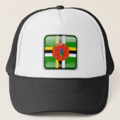 Vlag van de Dominicaanse Republiek Trucker Pet (Voorkant)