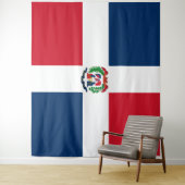 vlag van de Dominicaanse Republiek Wandkleed (In situ)