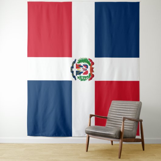 vlag van de Dominicaanse Republiek Wandkleed (In situ)