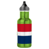 Vlag van de Dominicaanse Republiek Waterfles (Rechts)