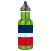 Vlag van de Dominicaanse Republiek Waterfles (Links)
