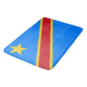 Vlag van de DRC (Democratische Republiek Congo) Badmat (Gekanteld)