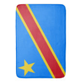 Vlag van de DRC (Democratische Republiek Congo) Badmat (Voorkant Verticaal)