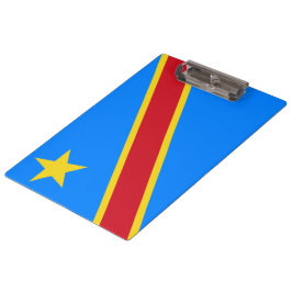 Vlag van de DRC (Democratische Republiek Congo) Klembord