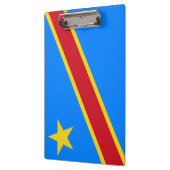 Vlag van de DRC (Democratische Republiek Congo) Klembord (Links)