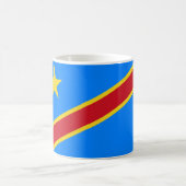 Vlag van de DRC (Democratische Republiek Congo) Koffiemok (Center)