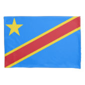 Vlag van de DRC (Democratische Republiek Congo) Kussensloop (Voorkant)