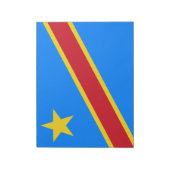 Vlag van de DRC (Democratische Republiek Congo) Notitieblok (Linkerzijde)