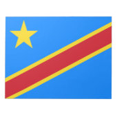 Vlag van de DRC (Democratische Republiek Congo) Notitieblok (Voorkant)